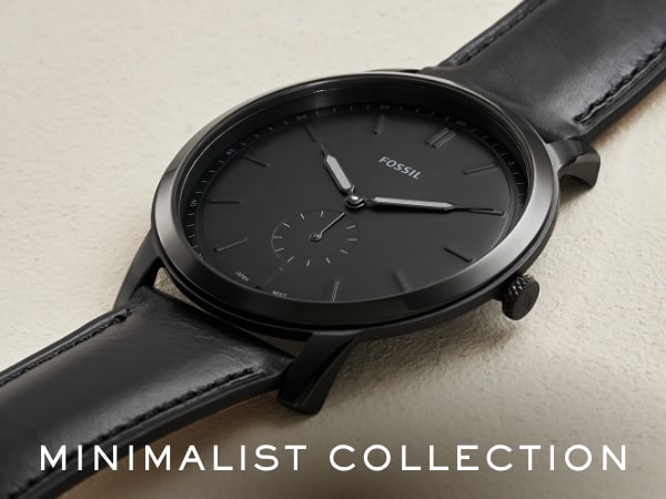 Amazon.com: Fossil Men's Minimalist Quartz Stainless Steel and
