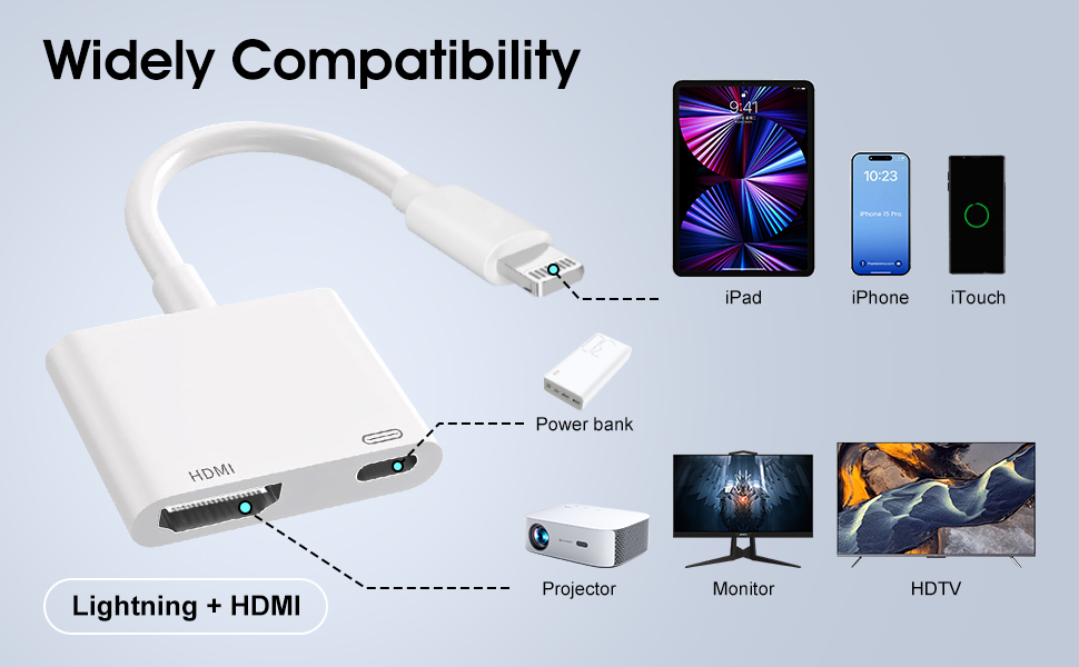 Amazon.com: Apple MFi Certified Lightning to HDMI Digital AV