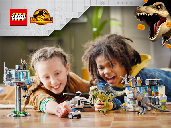 LEGO 76949 Jurassic World Giganotosaurus & Therizinosaurus Attack