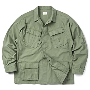 Amazon | 忠実復刻 米軍 ジャングルファティーグ ジャケット（ベトナム