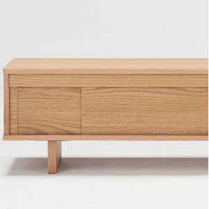 Amazon.co.jp: 無印良品 オーク材AVラック薄型(引戸)・幅150cm 幅150