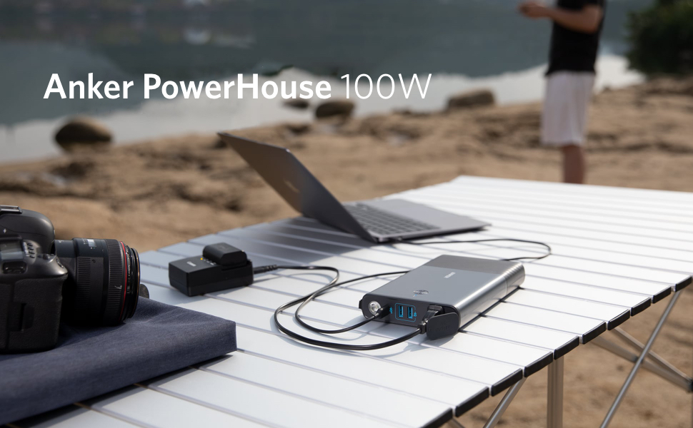 Amazon | Anker PowerHouse 100 (ポータブル電源 27,000mAh / 97.2Wh