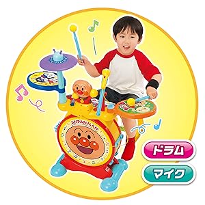 Amazon.co.jp: アンパンマン ノリノリライブ♪ BIG電子ドラム