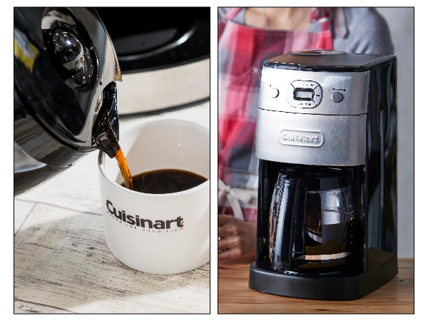 Amazon | クイジナート ミル付 全自動 コーヒーメーカー 豆・粉 両対応