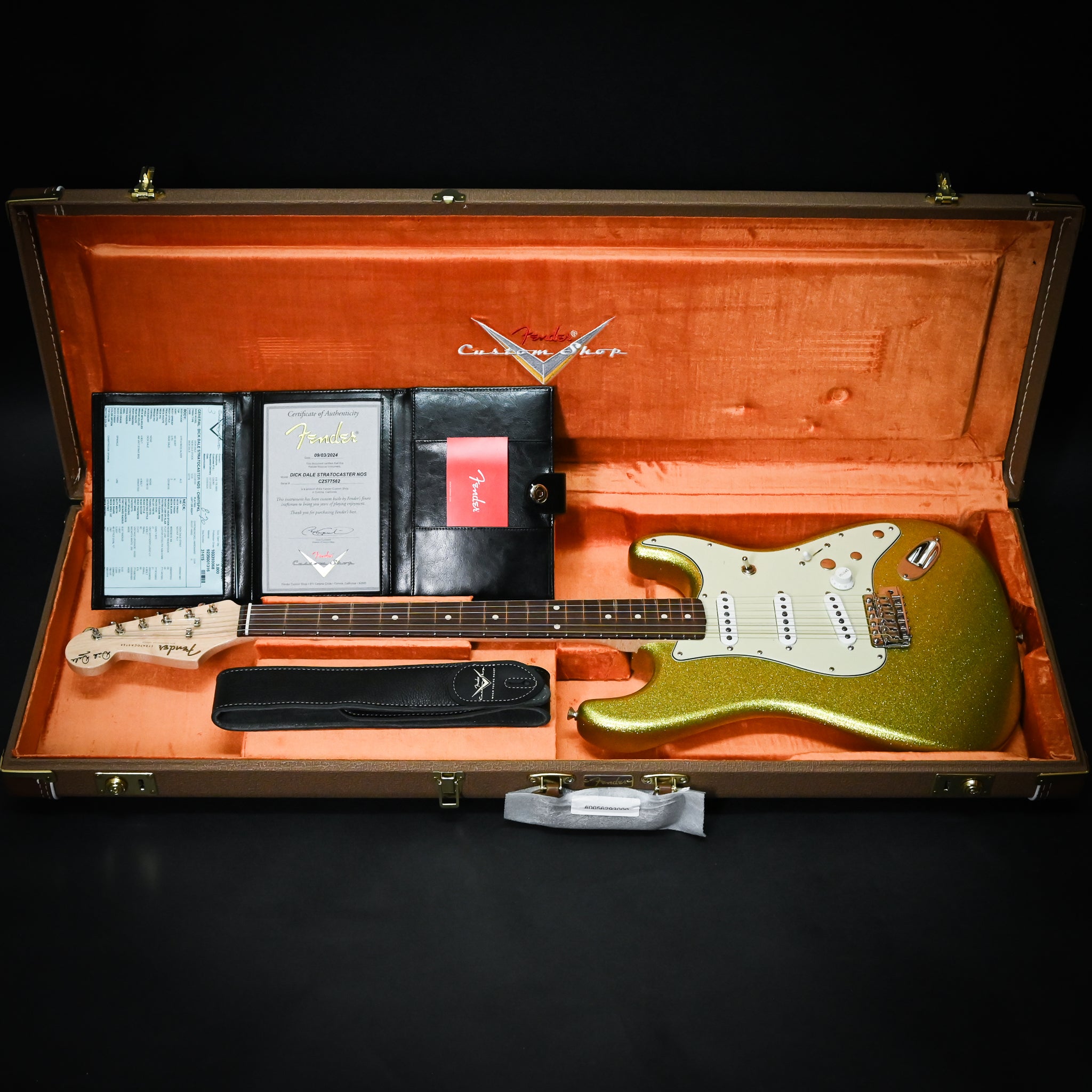 Fender Custom Shop Dick Dale Stratocaster NOS- Chartreuse Sparkle