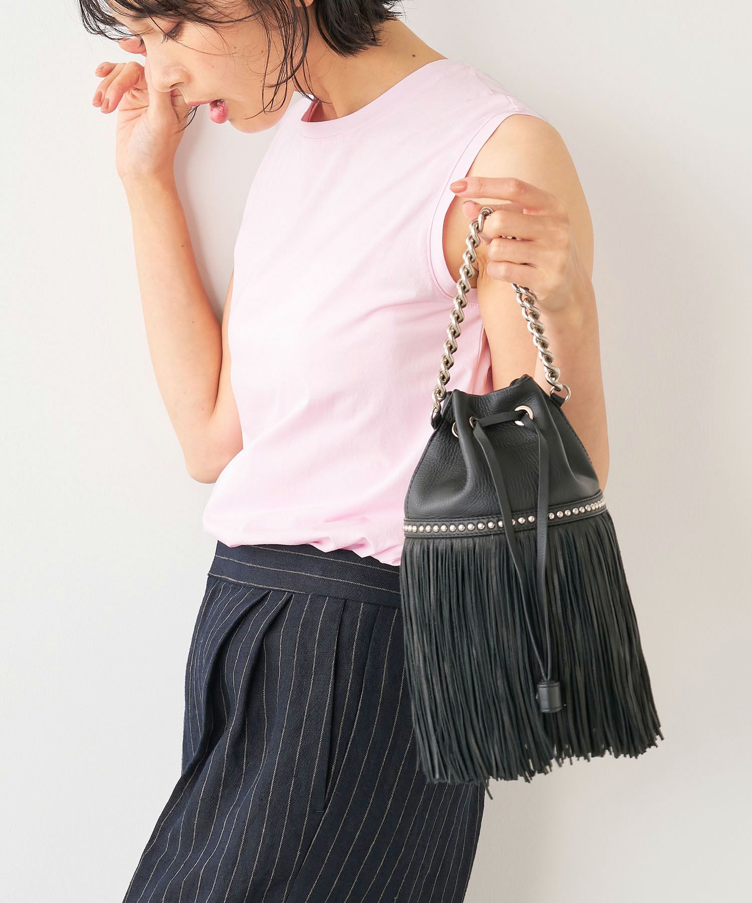 J&M DAVIDSON】フリンジカーニバルミニバッグ-FRINGE CARNIVAL MINI