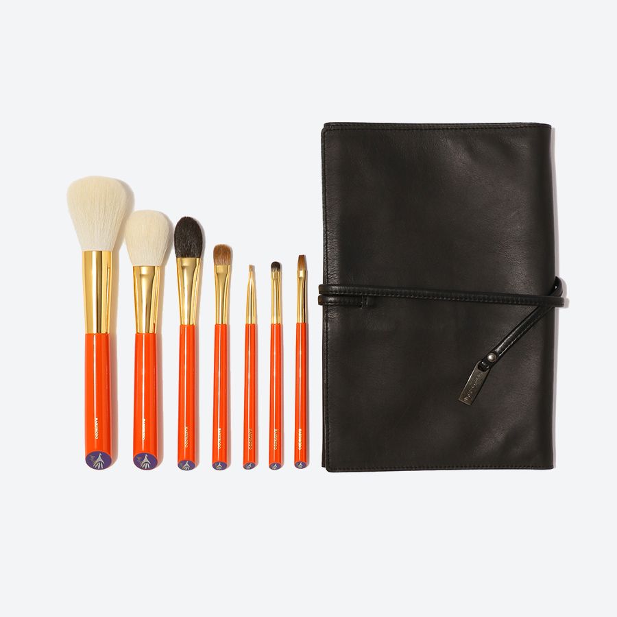 白鳳堂＞朱軸化粧筆7本セット | 広島県熊野町 | 三越伊勢丹ふるさと納税