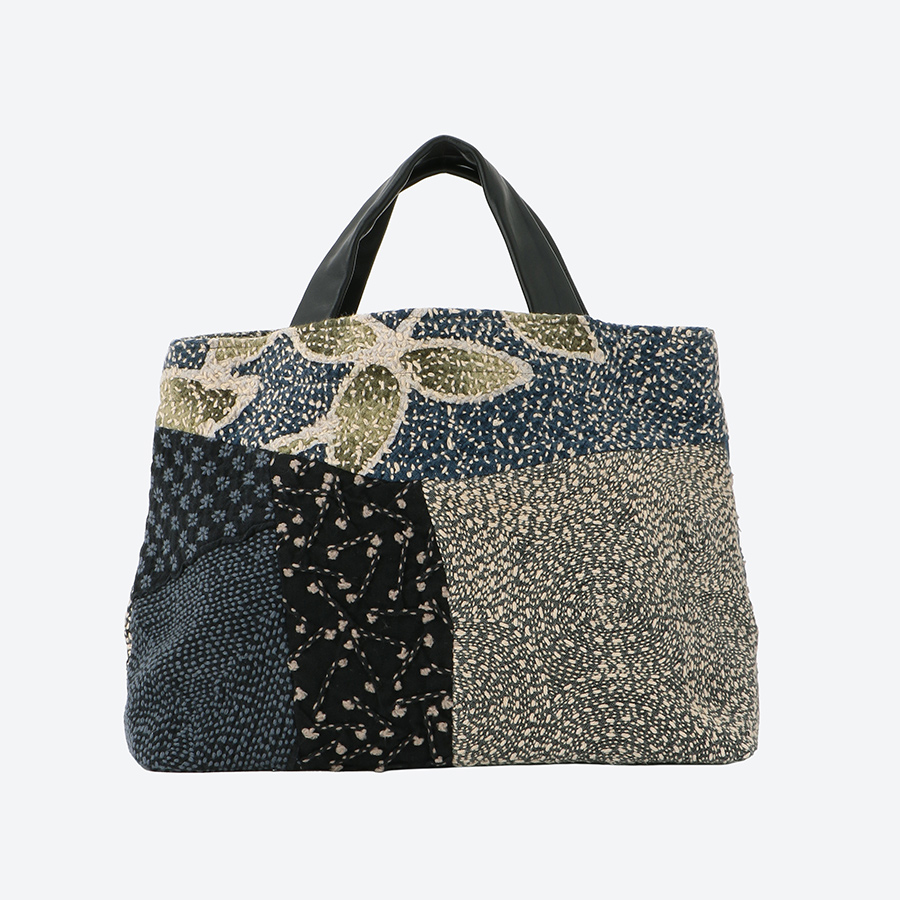 刺し子トートバッグ 寒色系 | 大分県中津市 | 三越伊勢丹ふるさと納税