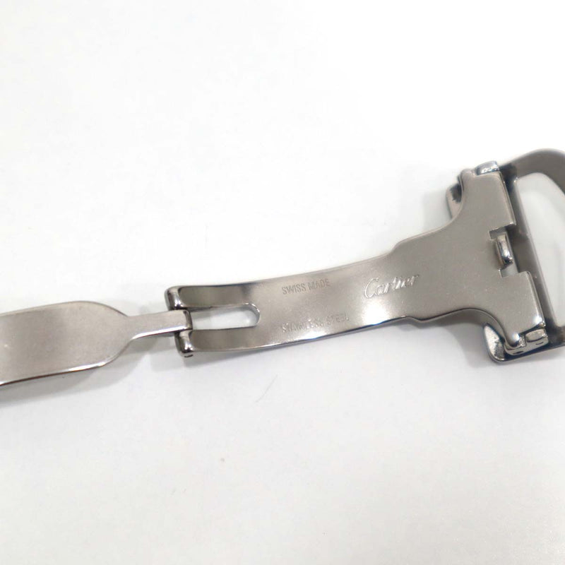 ベルトのみ カルティエ Cartier 時計ベルト CJE ブラック 黒 Dバックル