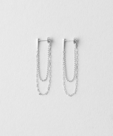 ピアス ダブルチェーン（075713-075714） ｜ women（ウィメンズ