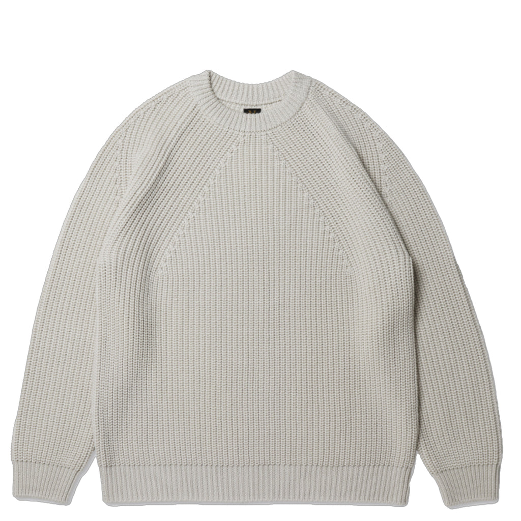 Batoner - Ivory Signature Rib Crewneck – Miloh Shop