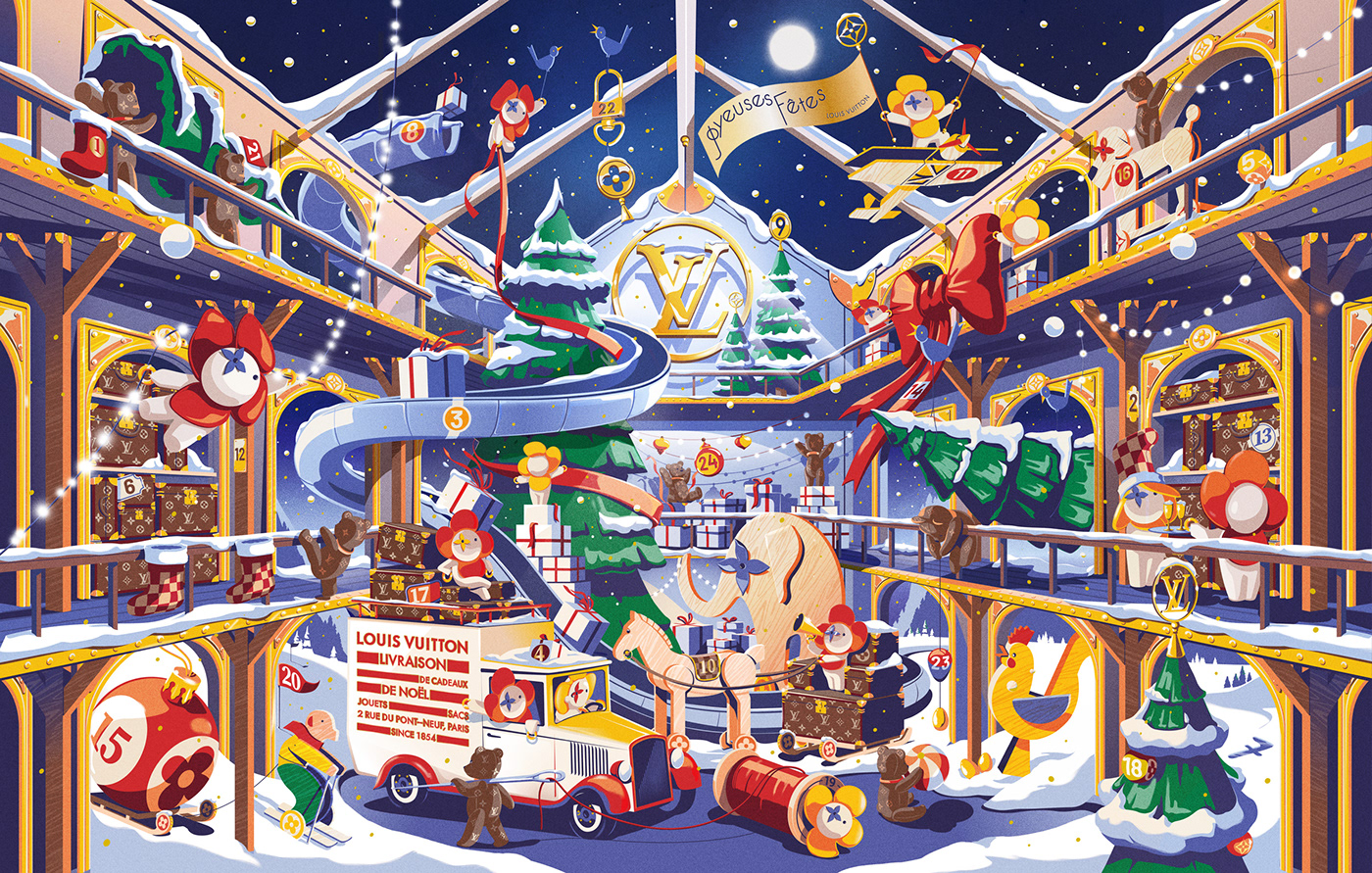 Louis Vuitton - Advent Calendar 2023 :: Behance