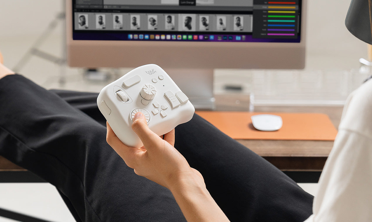 TourBox Elite 左手 デバイス Bluetooth Windows Mac ツアーボックス
