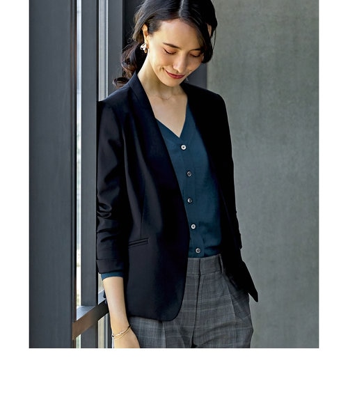 カチリラ] ◇D ノーラペル ジャケット｜グリーンレーベル リラクシング