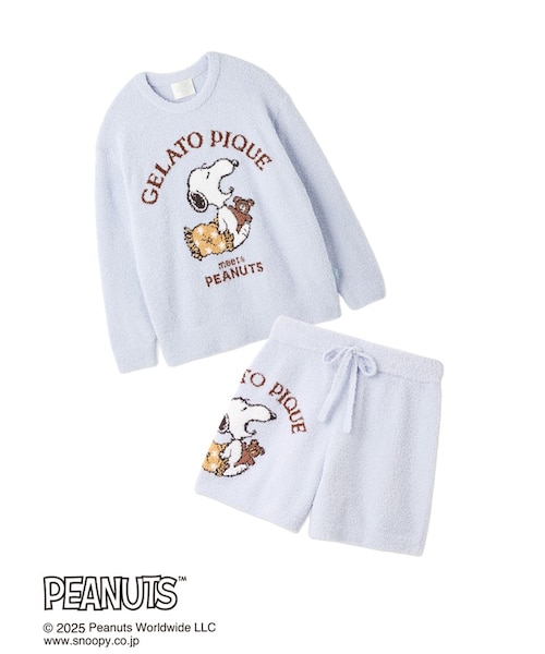 PEANUTS】【ONLINE限定】オリジナルアート ジャガードプルオーバー