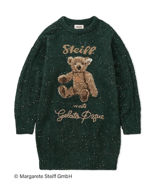 Steiff】パウダーネップジャガードワンピース｜ジェラートピケの通販
