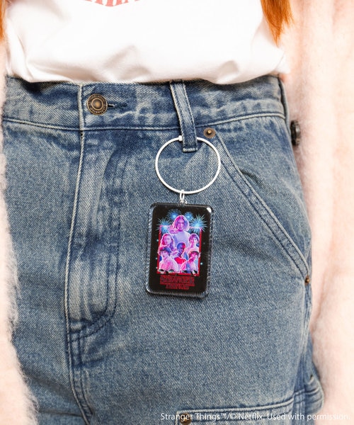 Stranger Things poster Key Chain/ストレンジャーシングス ポスター