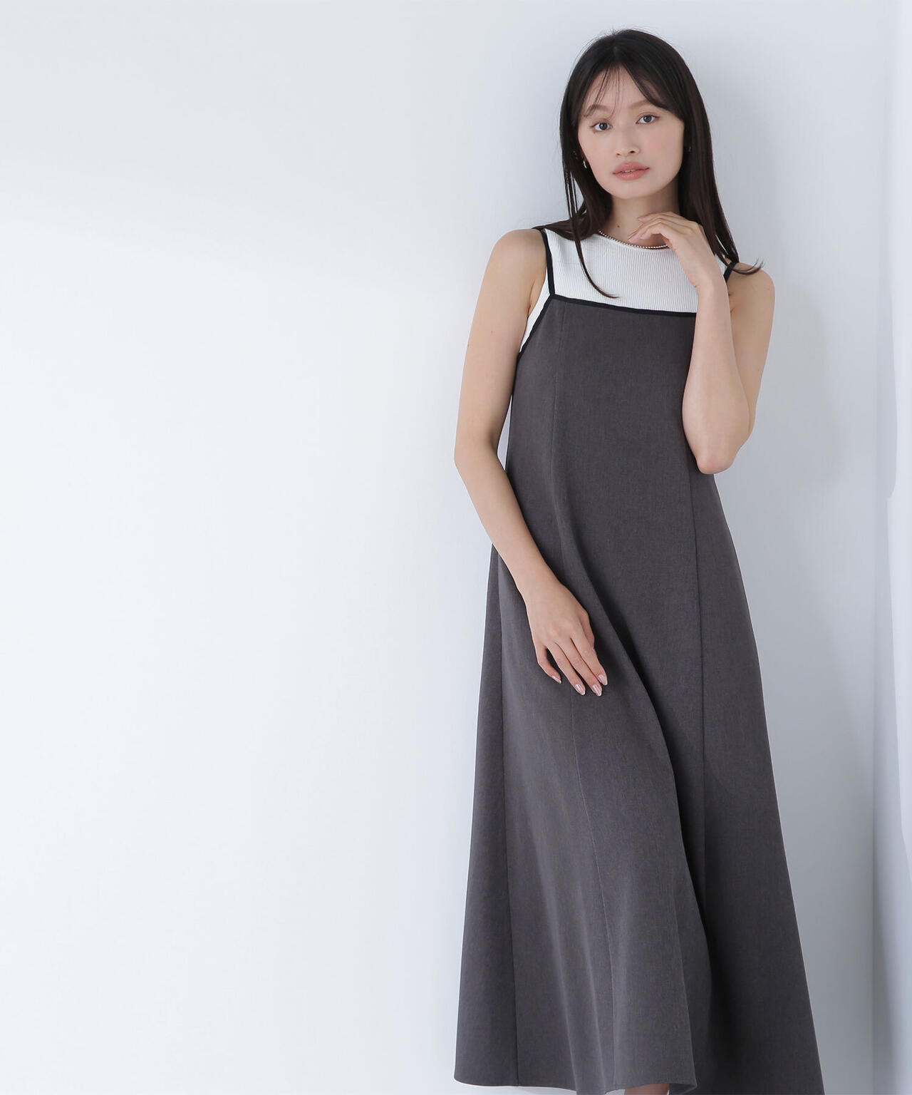 バイカラーキャミワンピース | NATURAL BEAUTY BASIC（ナチュラル