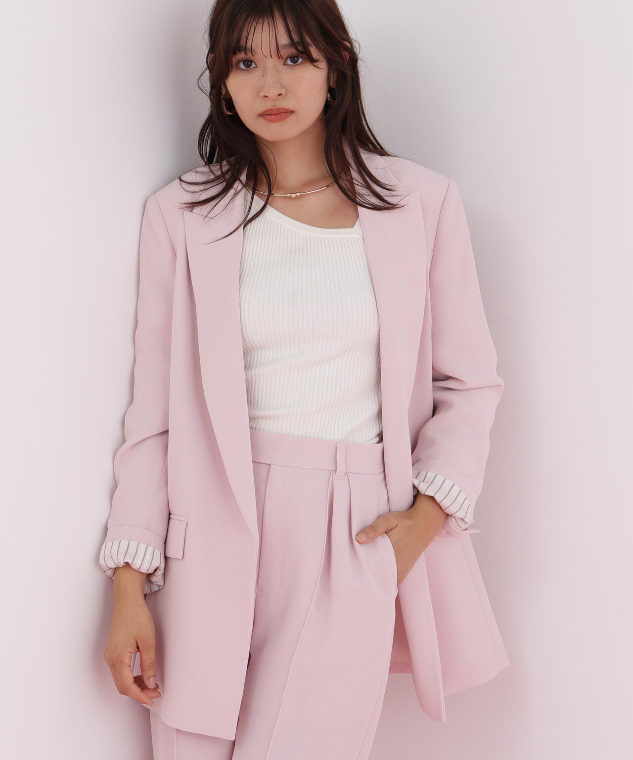 ストライプスリーブジャケット | PINKY&DIANNE（ピンキー&ダイアン