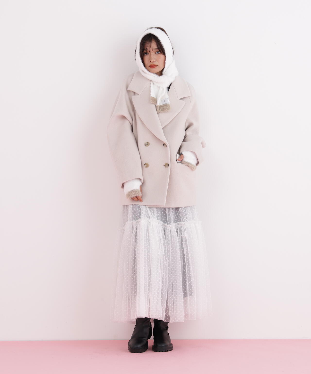 ダブルブレストショートコート | PINKY&DIANNE（ピンキー&ダイアン