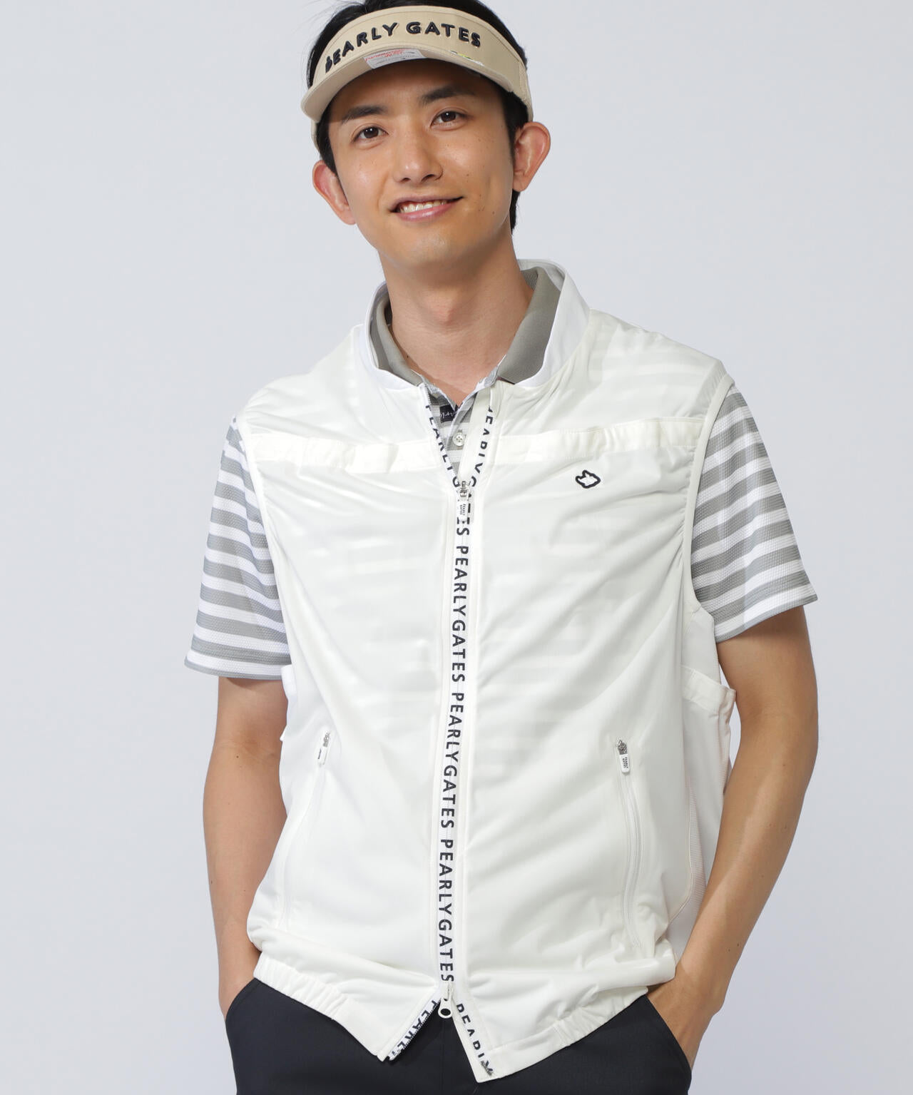 カチオンマルチストレッチニットファンベスト | PEARLY GATES