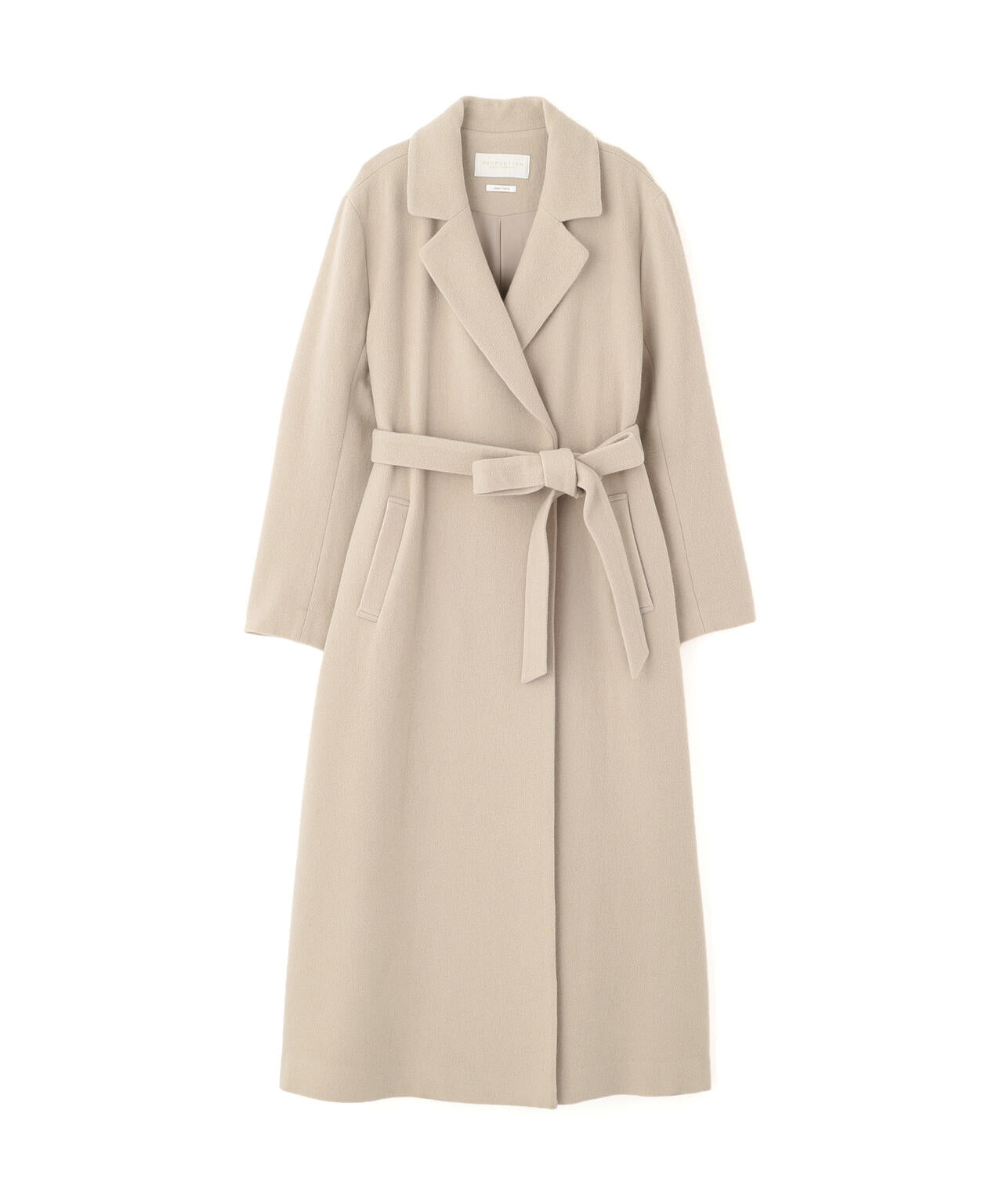 青島心さん着用】ベルテッドレディーコート | PROPORTION BODY