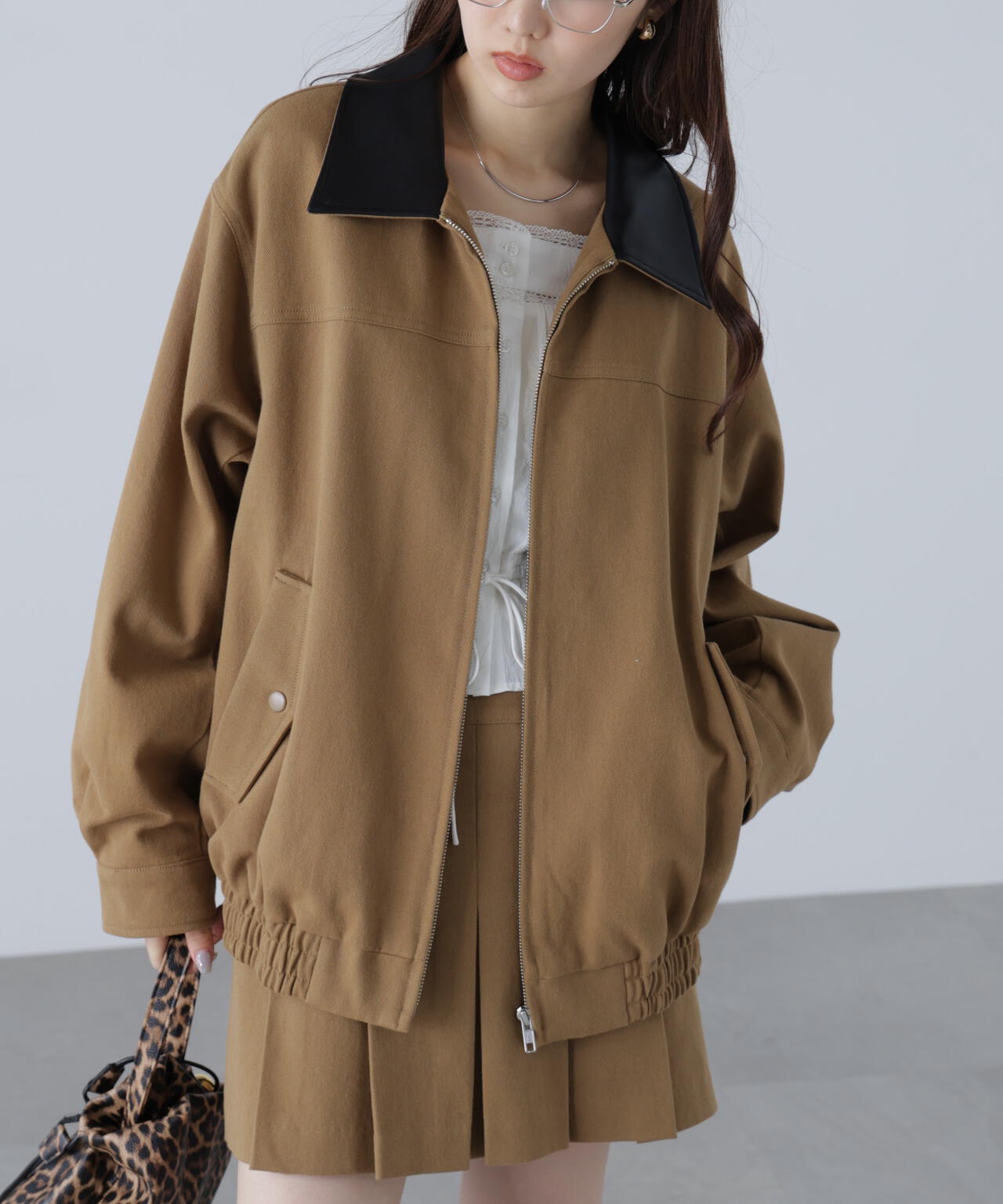 セットアップ対応〉バイカラーツイルジャケット | FREE'S MART