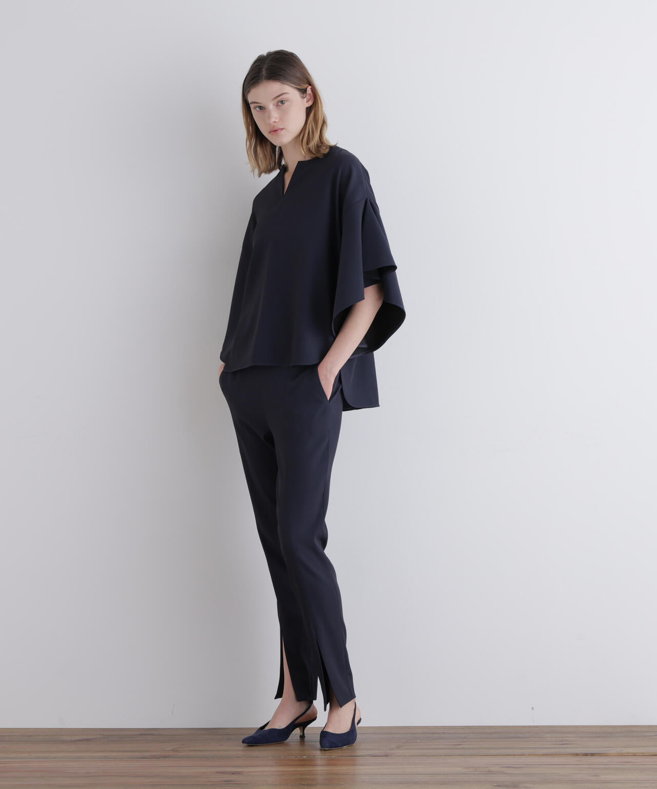 2WAYツイルフレアブラウス | LE PHIL（ル フィル） ｜【公式】通販mix