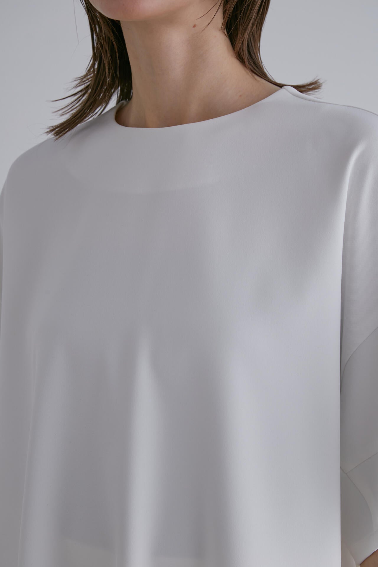 2WAYツイルハーフスリーブブラウス | LE PHIL（ル フィル） ｜【公式