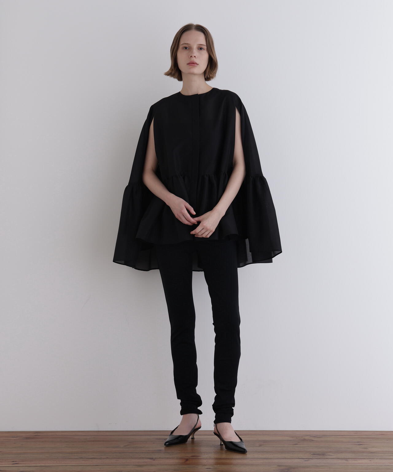 シアーオーガンジーケープブラウス | LE PHIL（ル フィル） ｜【公式