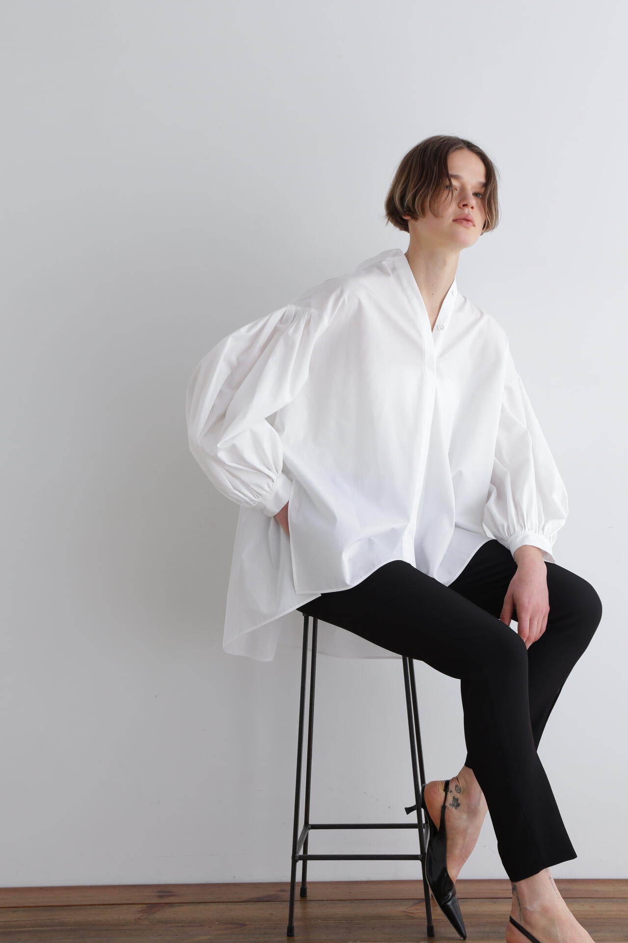 タイプライターギャザーブラウス | LE PHIL（ル フィル） ｜【公式