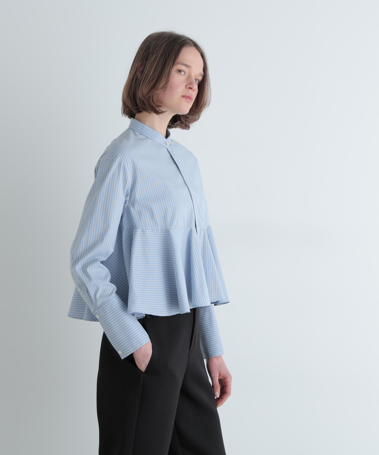 ショートペプラムブラウス | LE PHIL（ル フィル） ｜【公式】通販mix