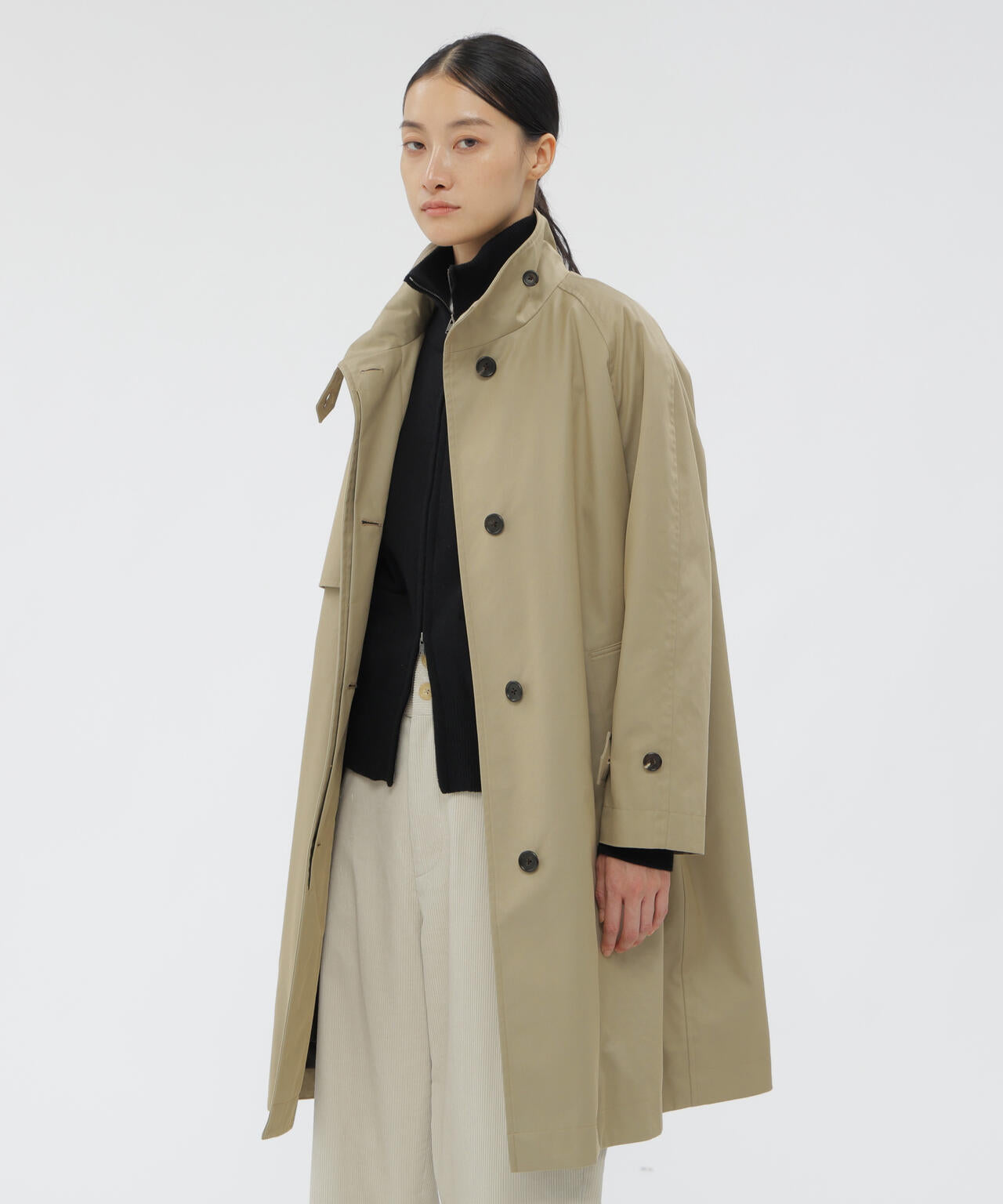COTTON NYLON GABARDINE COAT | MARGARET HOWELL（マーガレット