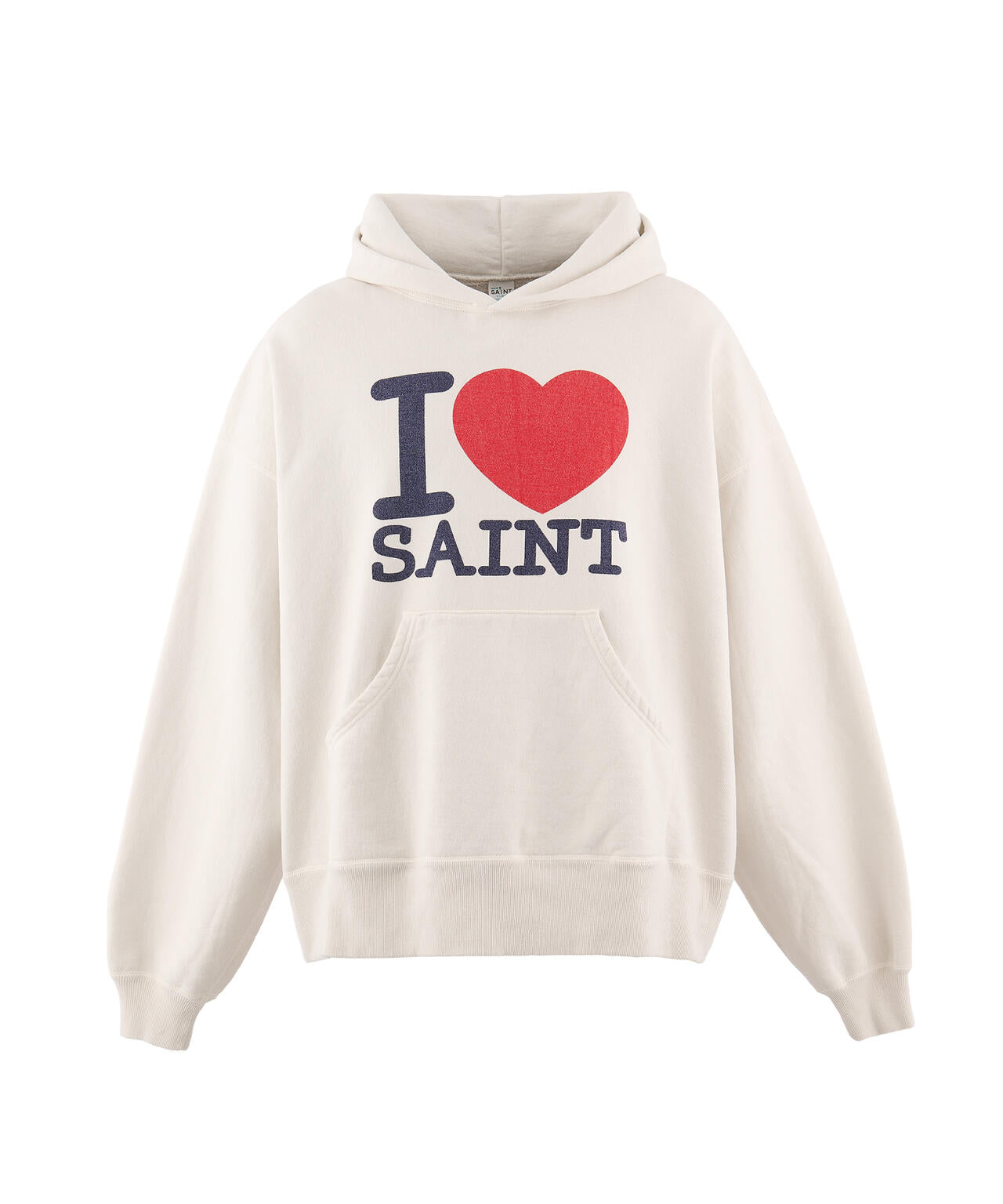 SAINT MICHAEL/セントマイケル/HOODIE/I LOVE SAINT/WHITE | ROYAL