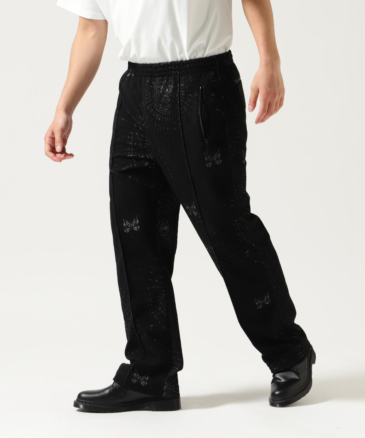 Needles/ニードルズ Track Pant-Pile Jacquard Spider Web | BEAVER