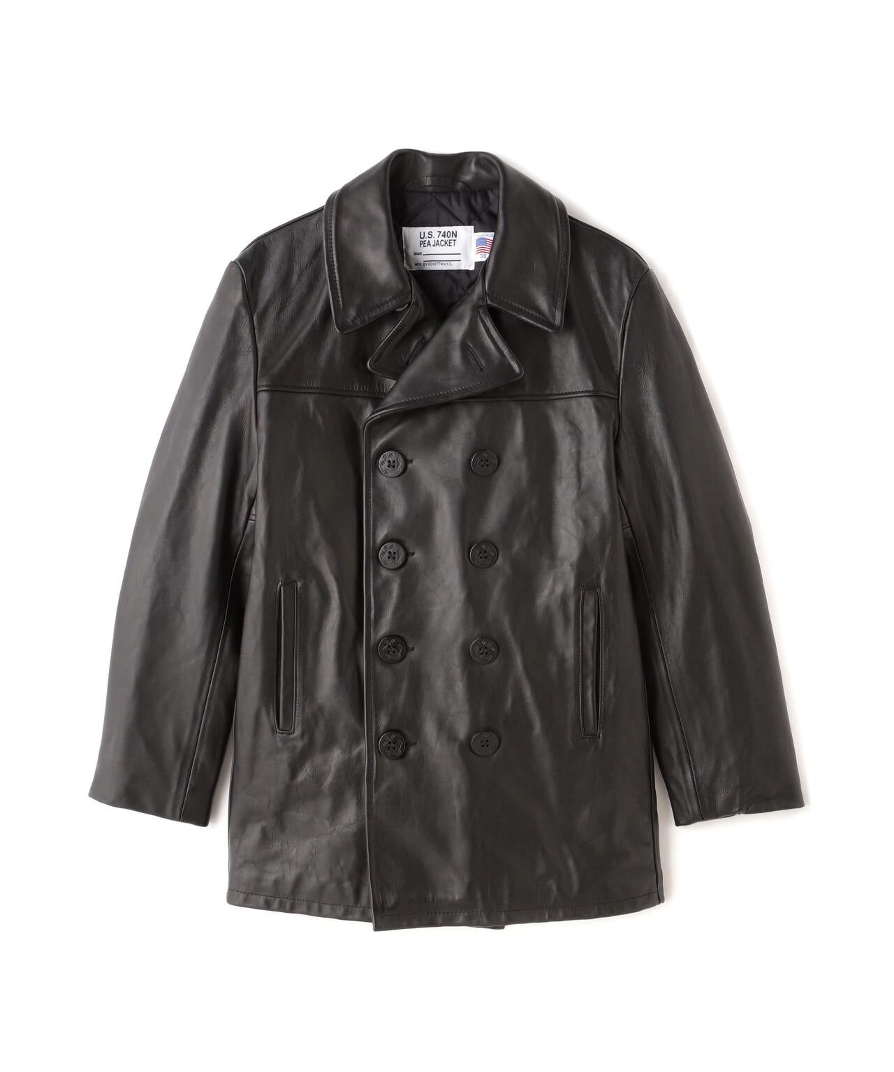 140 LEATHER PEACOAT/レザーピーコート | Schott（ショット） ｜【公式