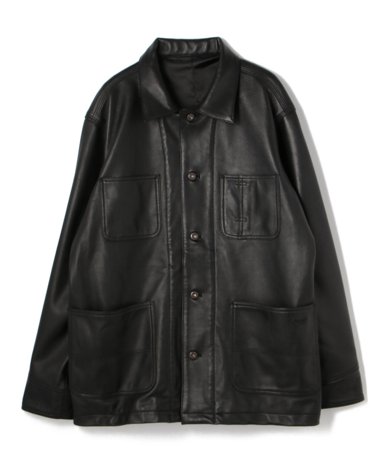 LAMB LEATHER COVERALL JACKET/ラムレザー カバーオール ジャケット