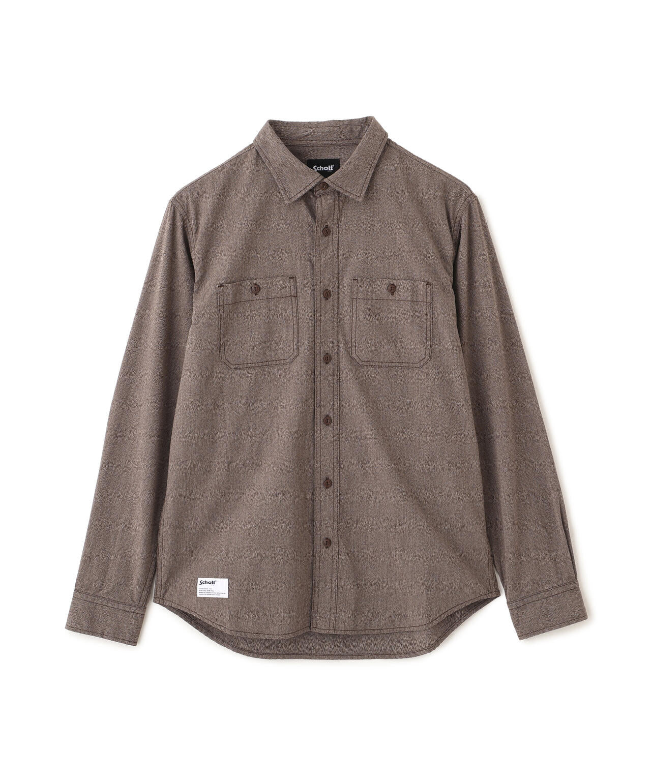 COTTON COVERT LS SHIRT/コットン コバート ロングスリーブシャツ