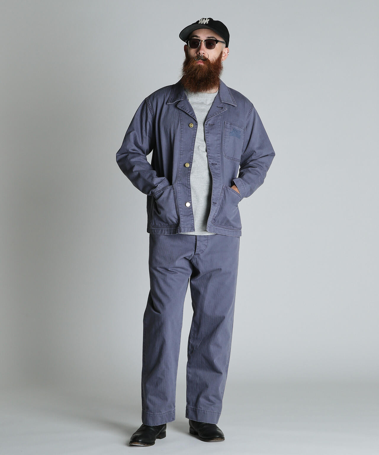 HERRINGBONE COVERALL/ヘリンボーン カバーオール | Schott（ショット