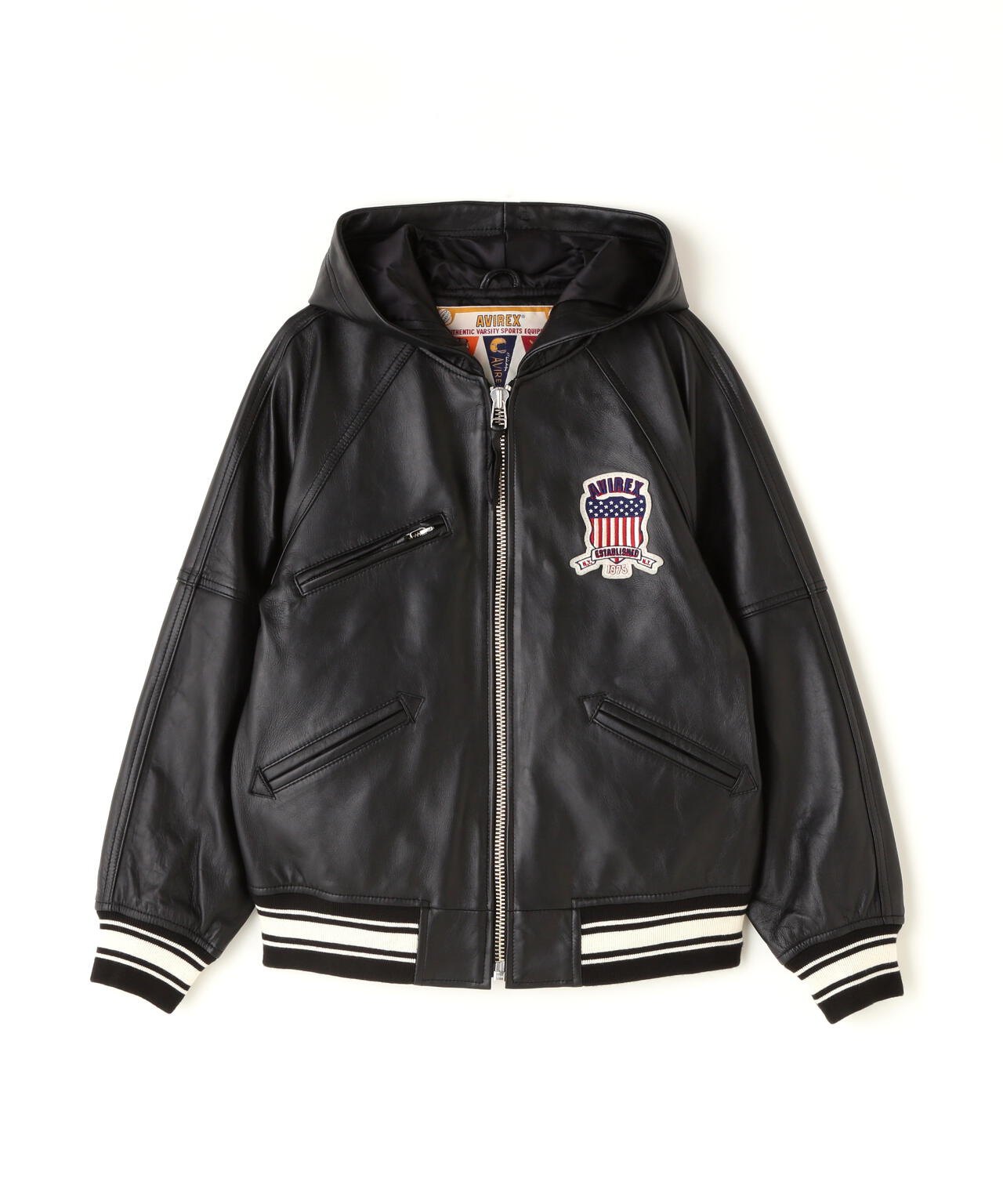 WOMAN》SIGNATURE HOODED LEATHER | AVIREX（アヴィレックス