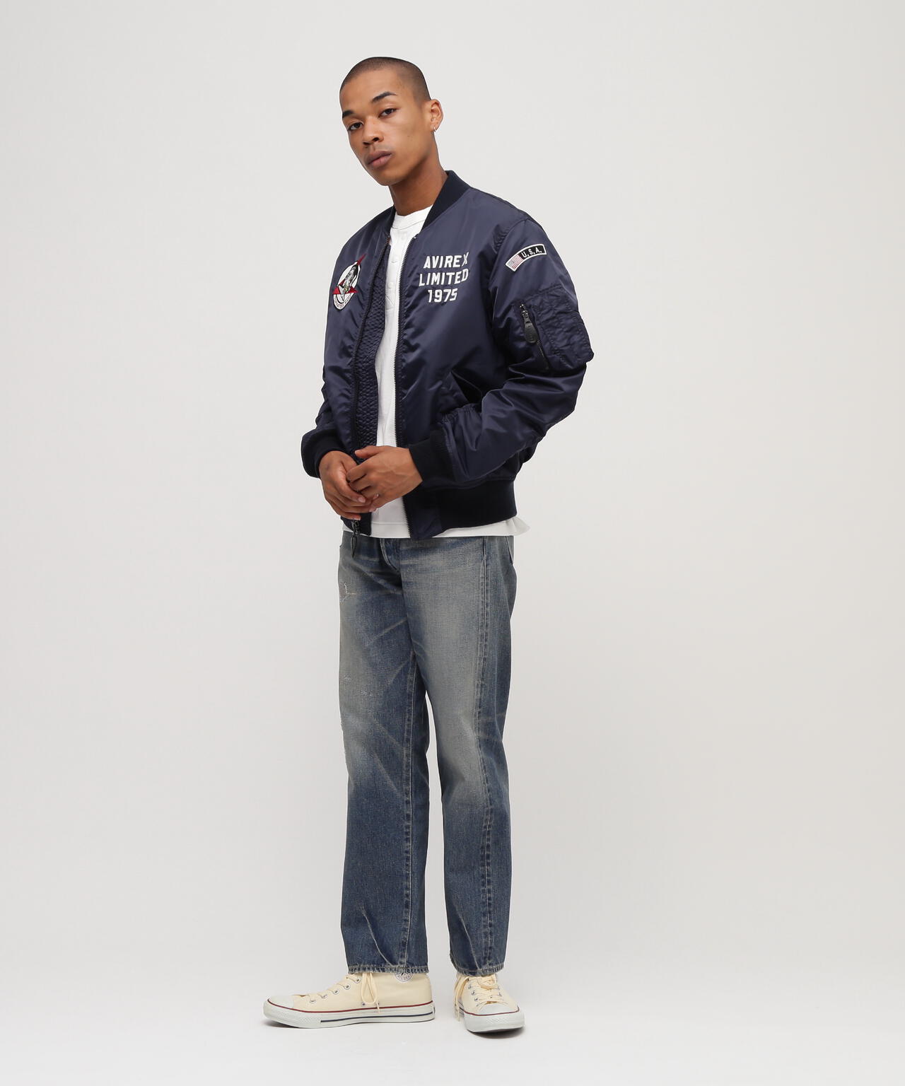 WEB&DEPOT限定》LIGHT MA-1 TOPHATTERS | AVIREX（アヴィレックス