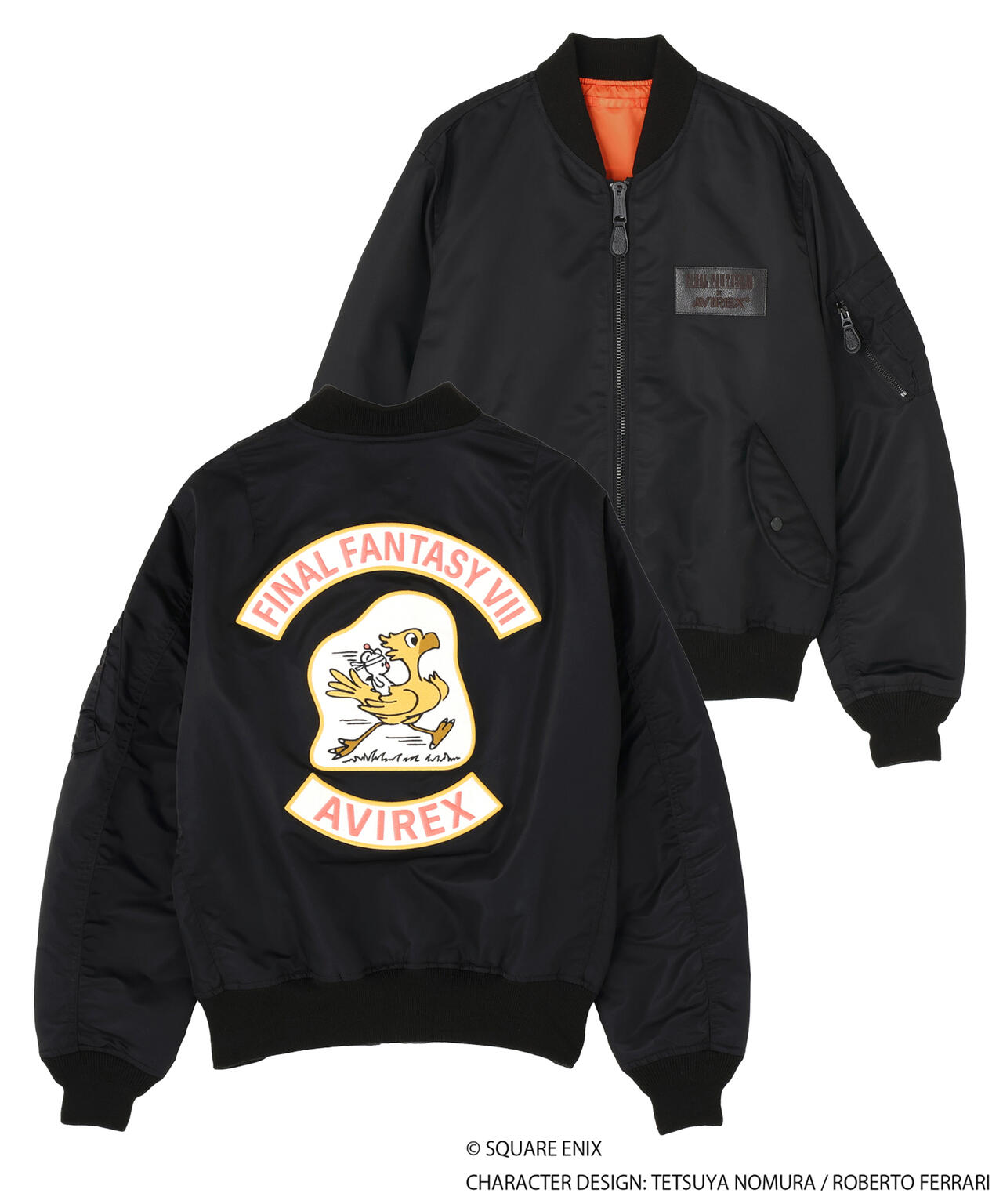 AVIREX × FINAL FANTASY VII REMAKE》MA-1 CHOCOBO | AVIREX