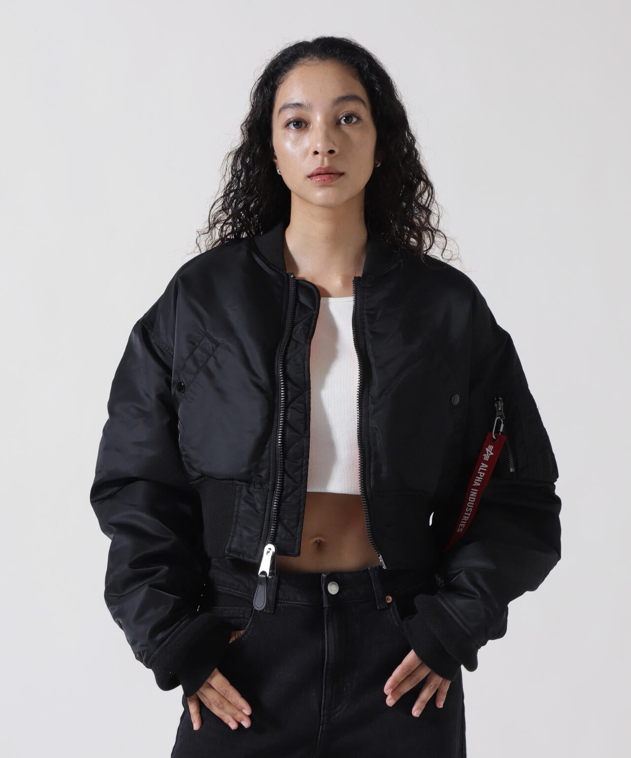 MA-1 CROPPED FLIGHT JACKET W | Alpha Industries（アルファ