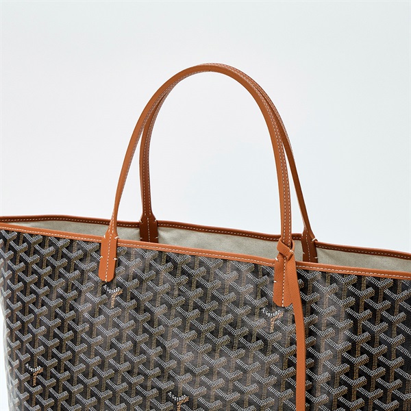 GOYARD サンルイ GM トートバッグ ブラック オレンジ PVC | MixTHINKS
