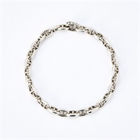 HERMES シェーヌダンクル 1990年 ブレスレット TPM/29コマ シルバー