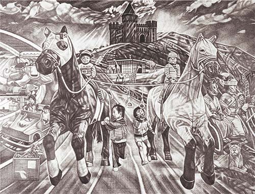 宮本三郎浅草風景 宮本三郎 風景を描く | 世田谷美術館分館 宮本三郎