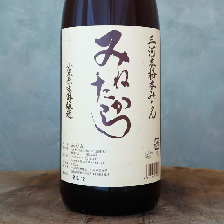 みねたから 本格本みりん 1800ml – 水谷酒店 – [岐阜・海津市] お酒を