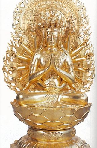 千手観音菩薩像 青銅色 | 高岡銅器『MJD CO.,LTD.』記念品・贈答品の