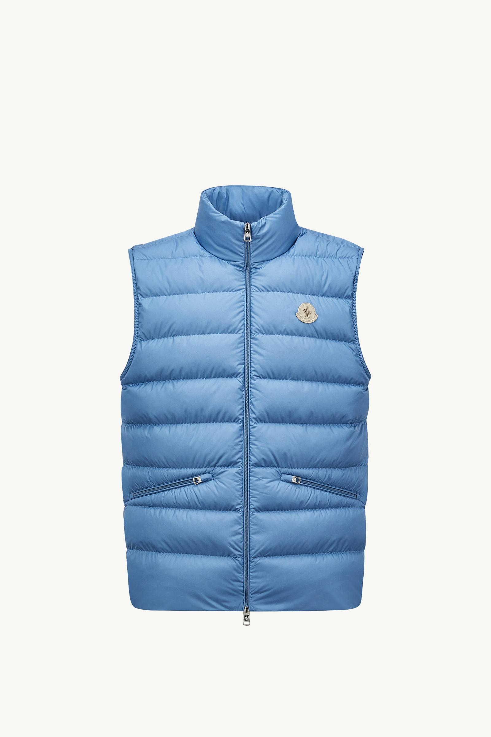 Light Blue Lechtal Down Gilet - test for test | Moncler FI