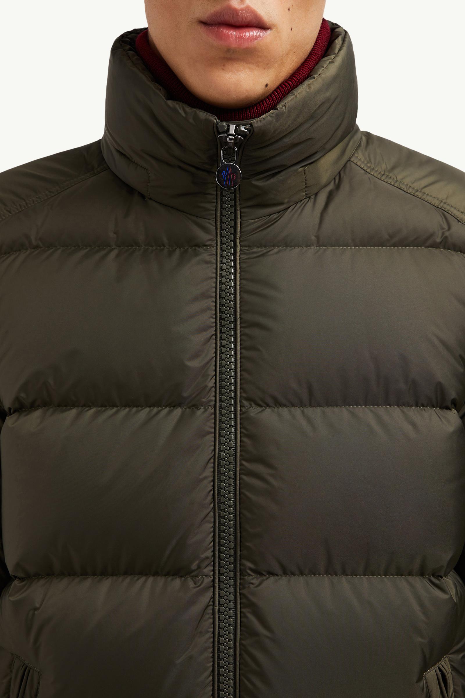 Olive Green Mayaf Hooded Short Down Jacket - Short Down Jackets